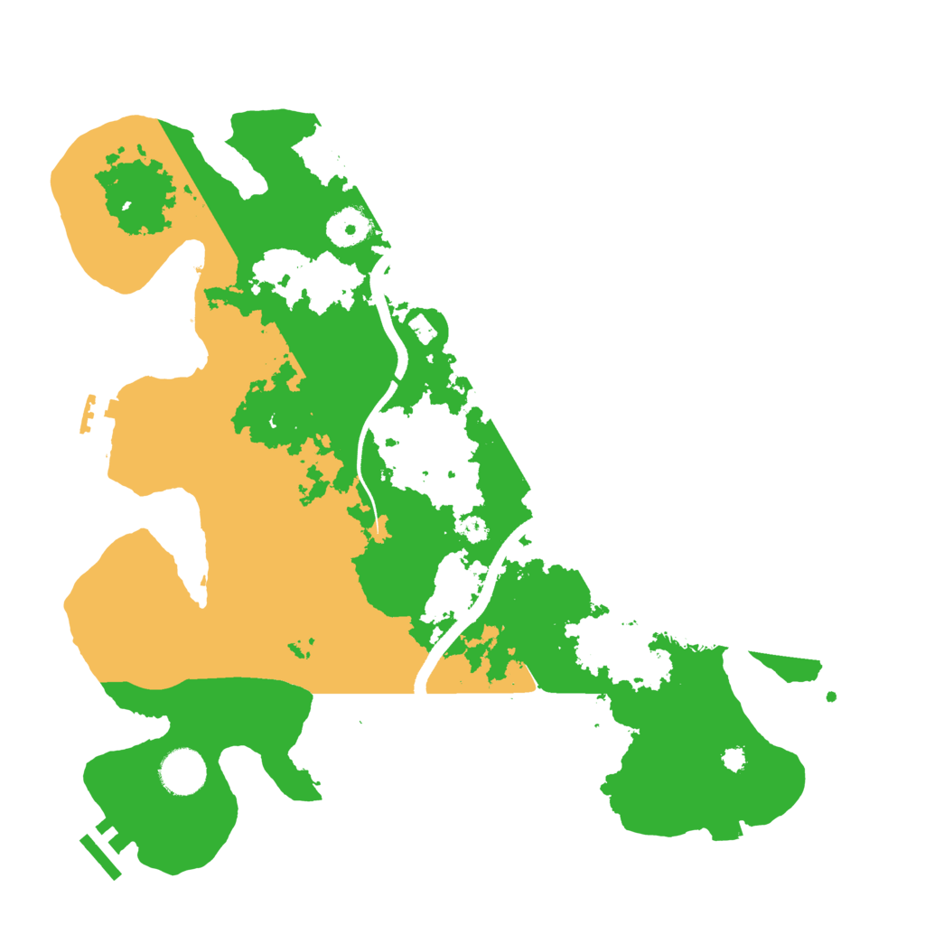 Biome Rust Map: Procedural Map, Size: 3500, Seed: 237441863