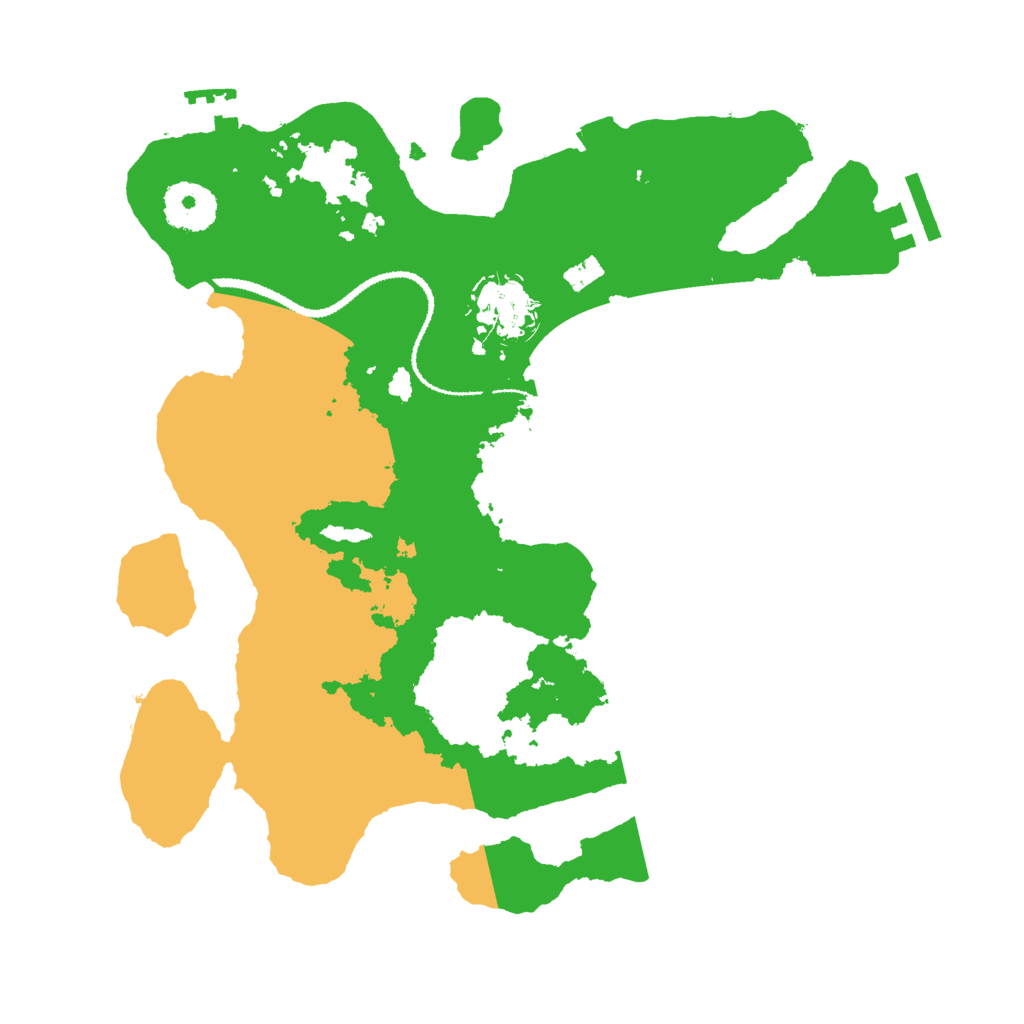 Biome Rust Map: Procedural Map, Size: 3000, Seed: 741952535