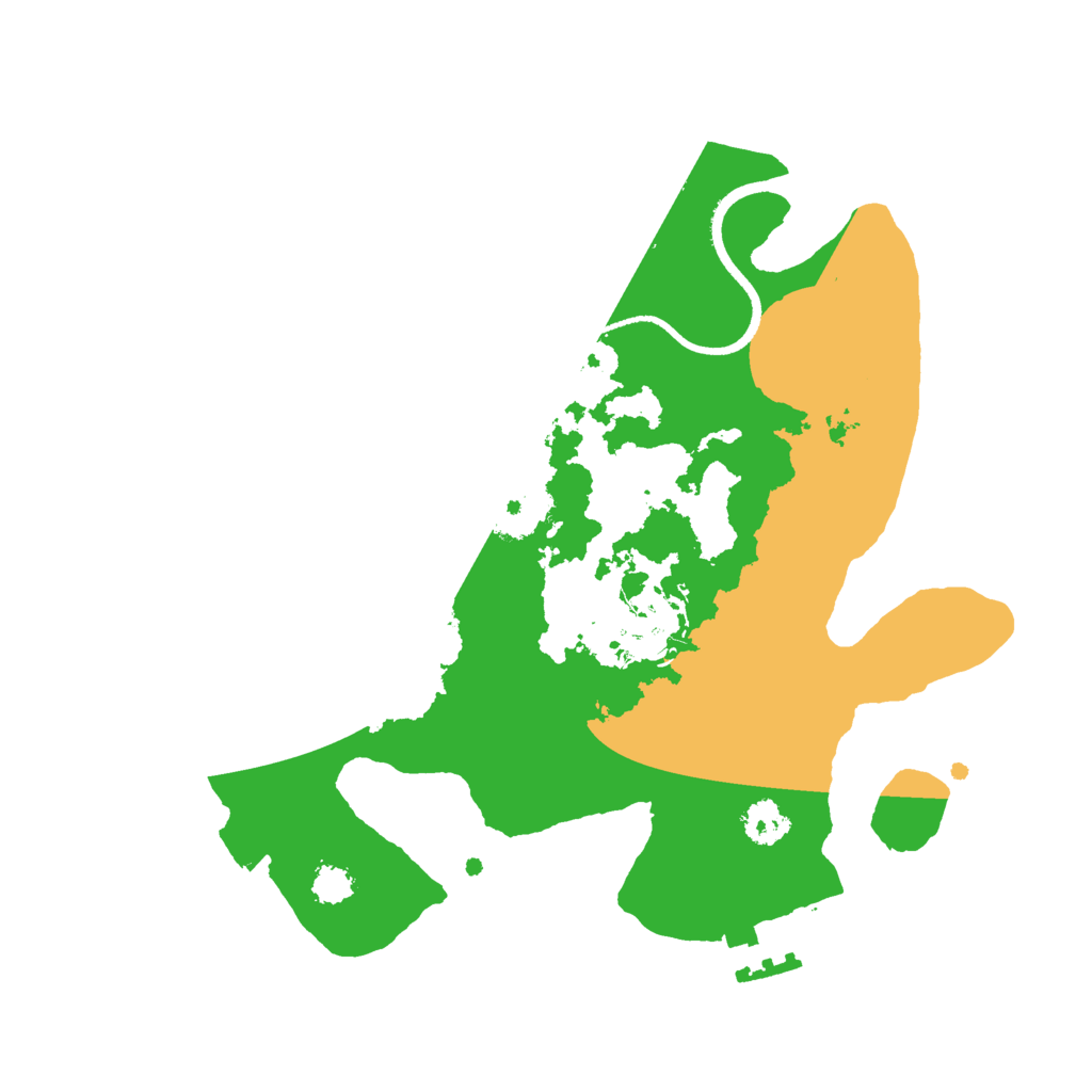 Biome Rust Map: Procedural Map, Size: 2500, Seed: 1182109365