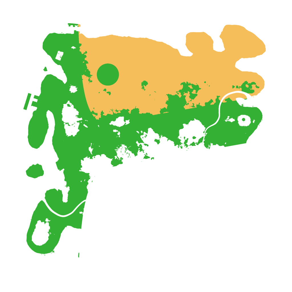 Biome Rust Map: Procedural Map, Size: 3500, Seed: 1703991670
