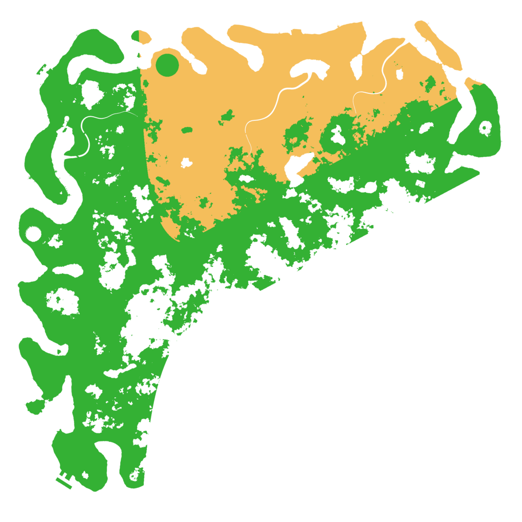 Biome Rust Map: Procedural Map, Size: 6000, Seed: 631058586