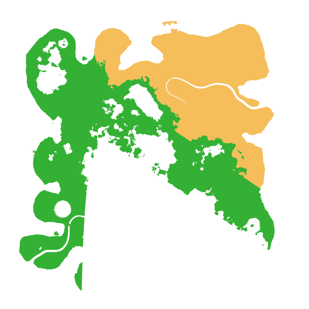 Biome Rust Map: Procedural Map, Size: 3250, Seed: 3456425