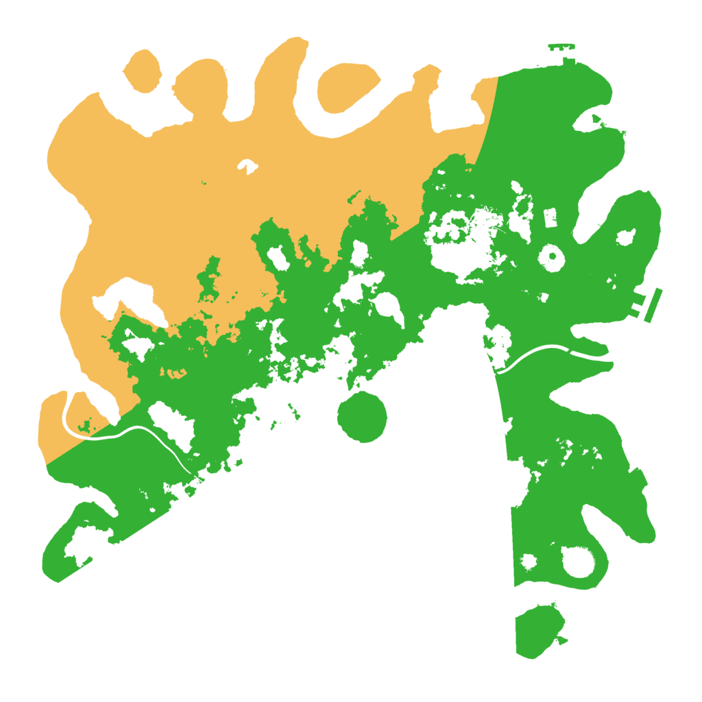 Biome Rust Map: Procedural Map, Size: 4000, Seed: 696545677