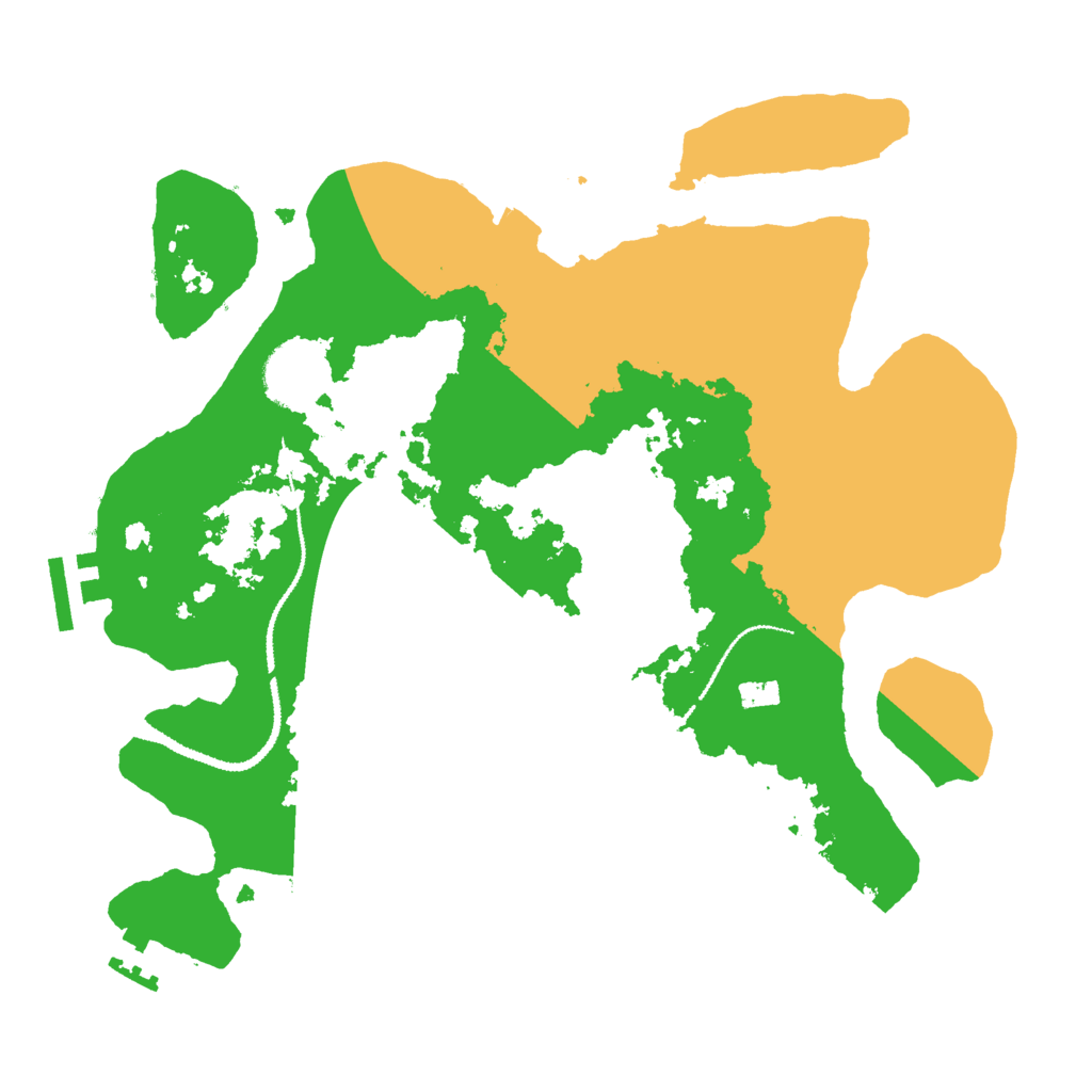 Biome Rust Map: Procedural Map, Size: 3000, Seed: 26531