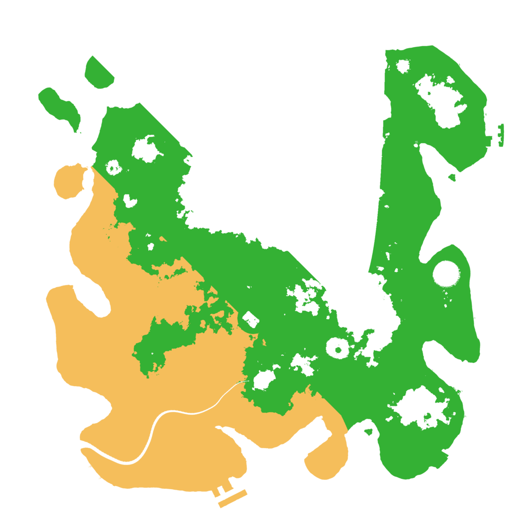 Biome Rust Map: Procedural Map, Size: 3500, Seed: 1985000741