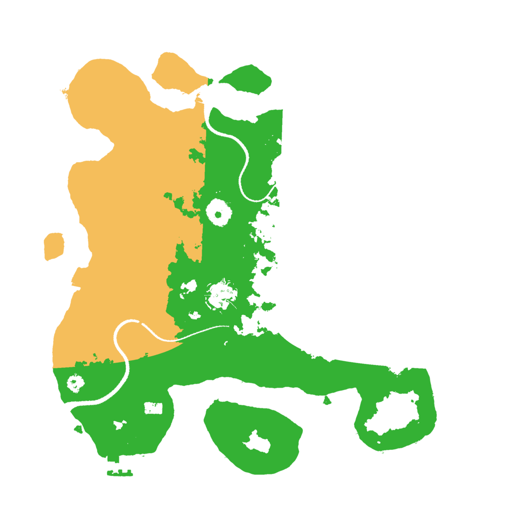 Biome Rust Map: Procedural Map, Size: 3000, Seed: 15812