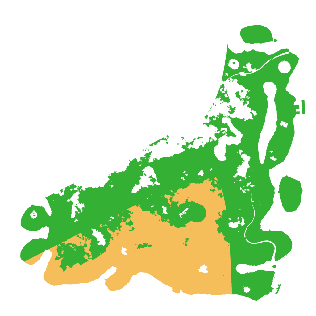 Biome Rust Map: Procedural Map, Size: 4500, Seed: 5284916