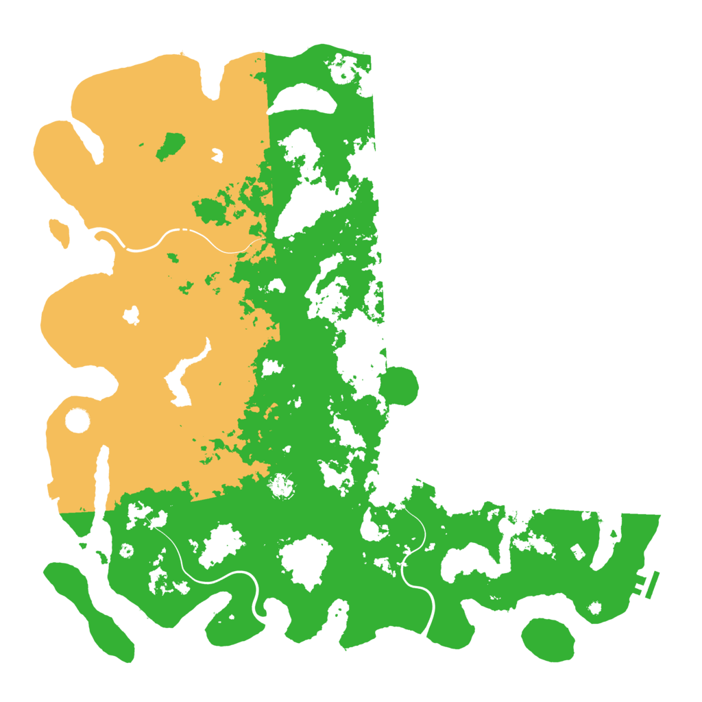 Biome Rust Map: Procedural Map, Size: 5000, Seed: 3086102