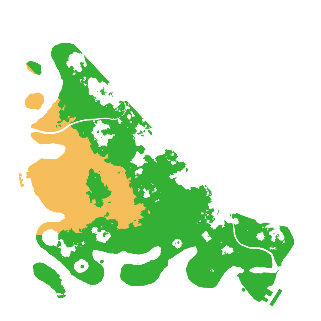 Biome Rust Map: Procedural Map, Size: 3500, Seed: 176653289