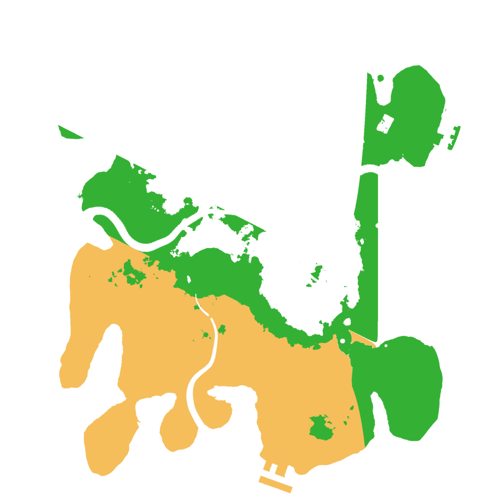 Biome Rust Map: Procedural Map, Size: 3000, Seed: 2039328946