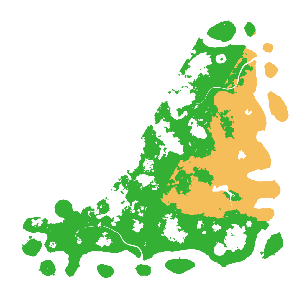 Biome Rust Map: Procedural Map, Size: 4500, Seed: 1429611004