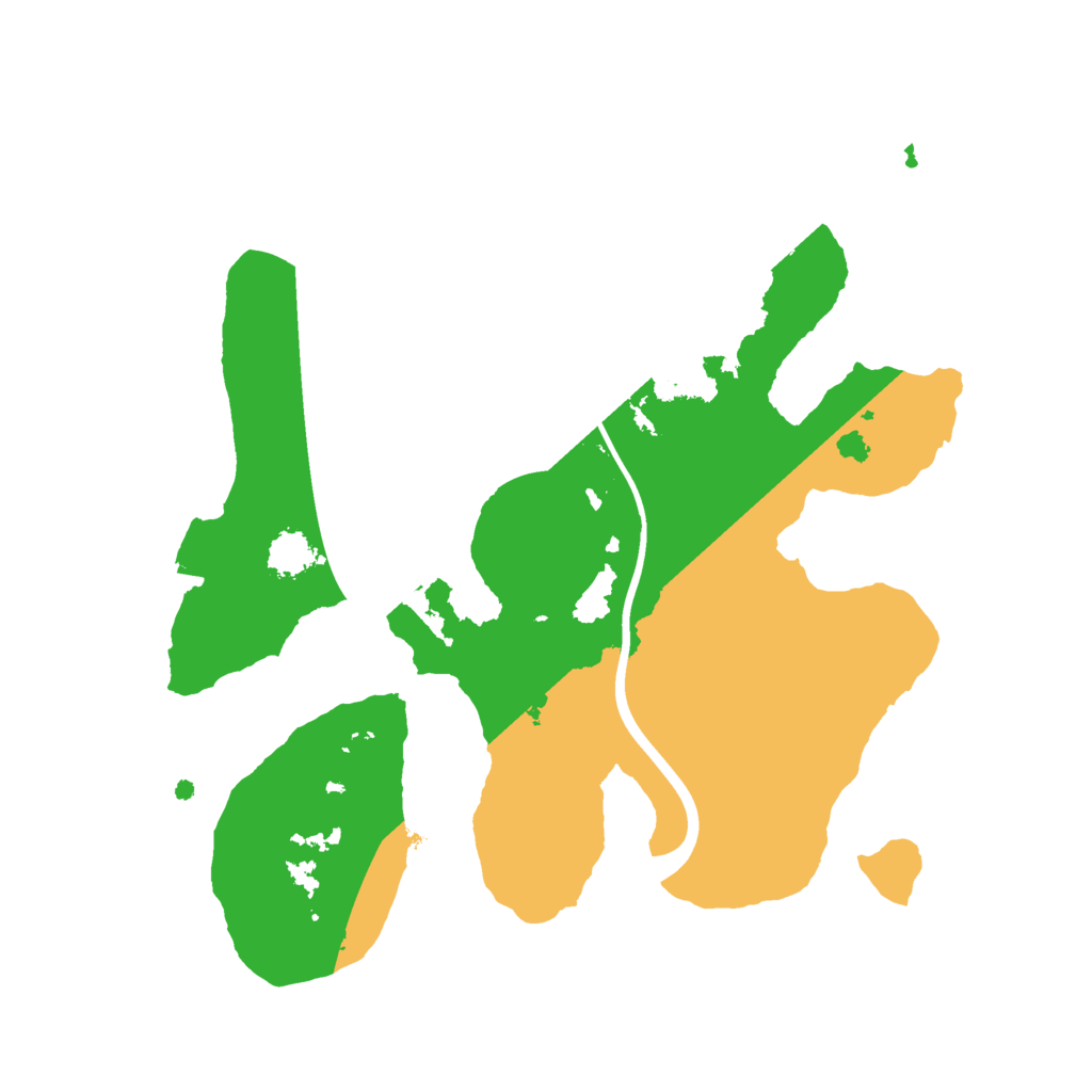 Biome Rust Map: Procedural Map, Size: 2200, Seed: 1993394155