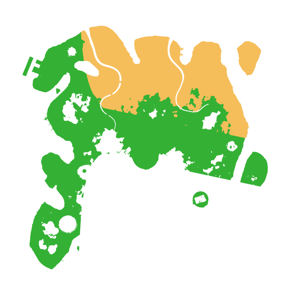 Biome Rust Map: Procedural Map, Size: 3000, Seed: 55772