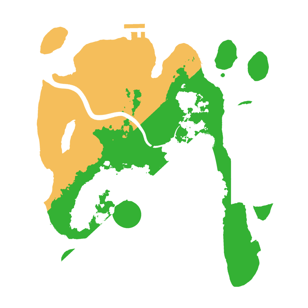 Biome Rust Map: Procedural Map, Size: 3000, Seed: 91915