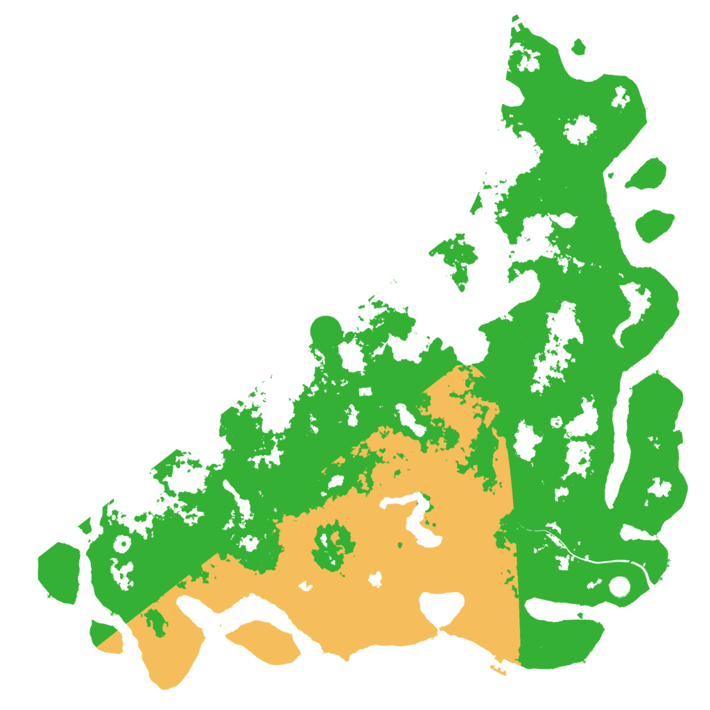 Biome Rust Map: Procedural Map, Size: 6000, Seed: 448311642
