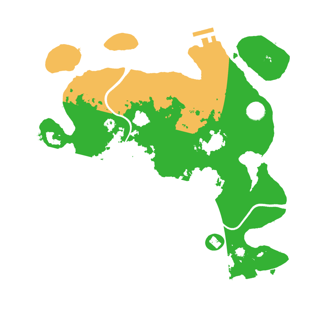 Biome Rust Map: Procedural Map, Size: 3000, Seed: 9502174