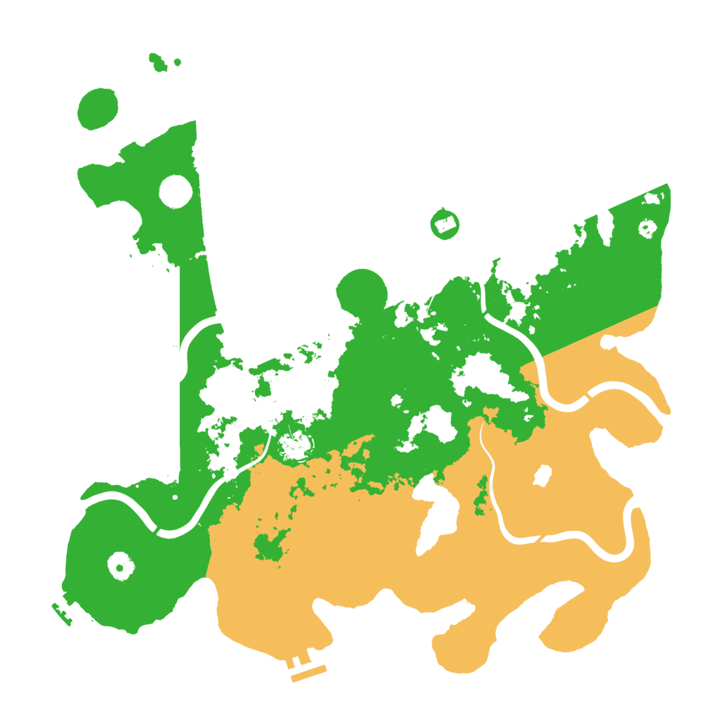 Biome Rust Map: Procedural Map, Size: 4000, Seed: 1891110721