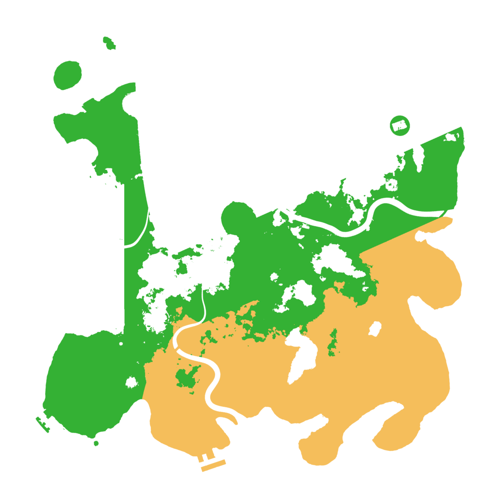 Biome Rust Map: Procedural Map, Size: 4000, Seed: 1891110721