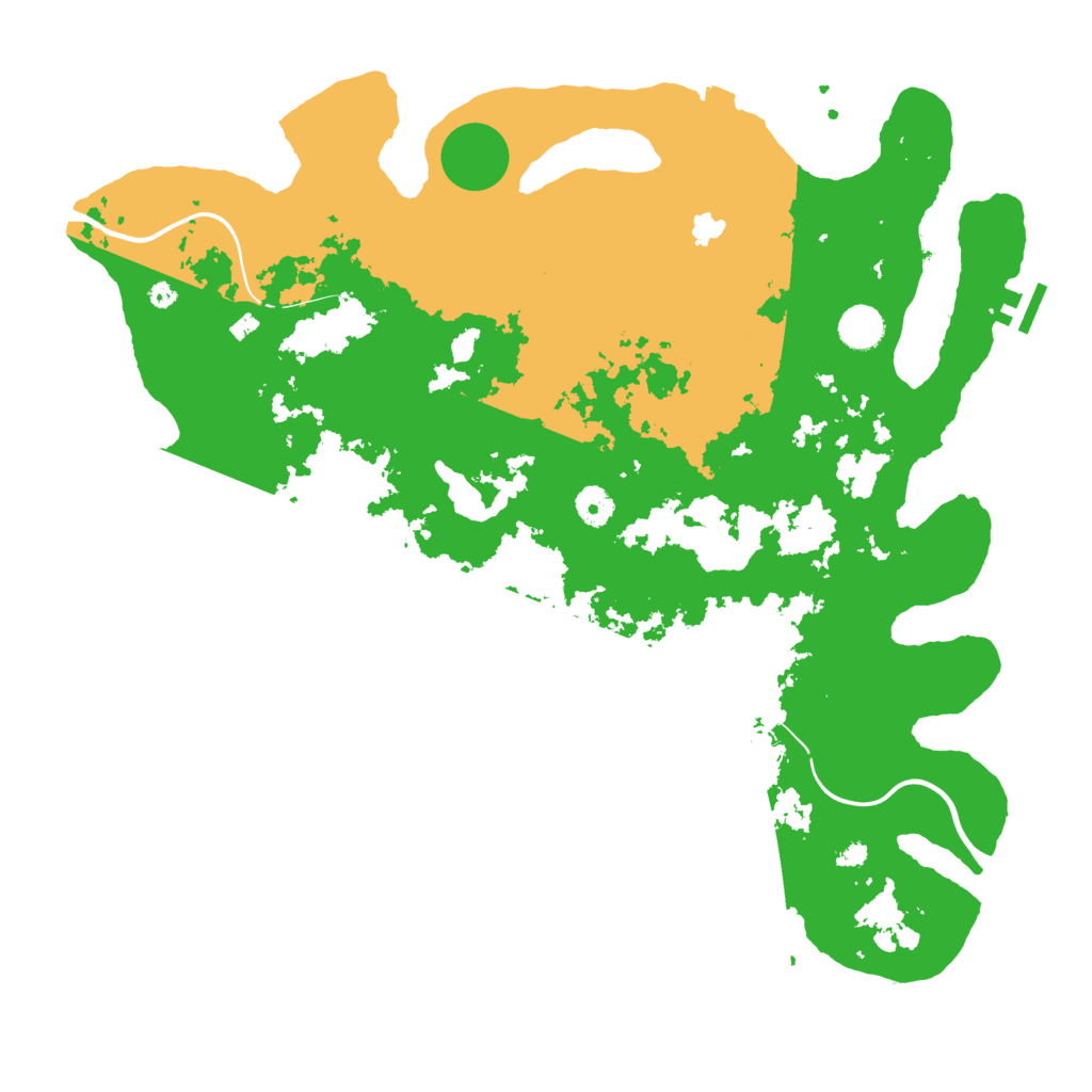 Biome Rust Map: Procedural Map, Size: 4250, Seed: 979834999