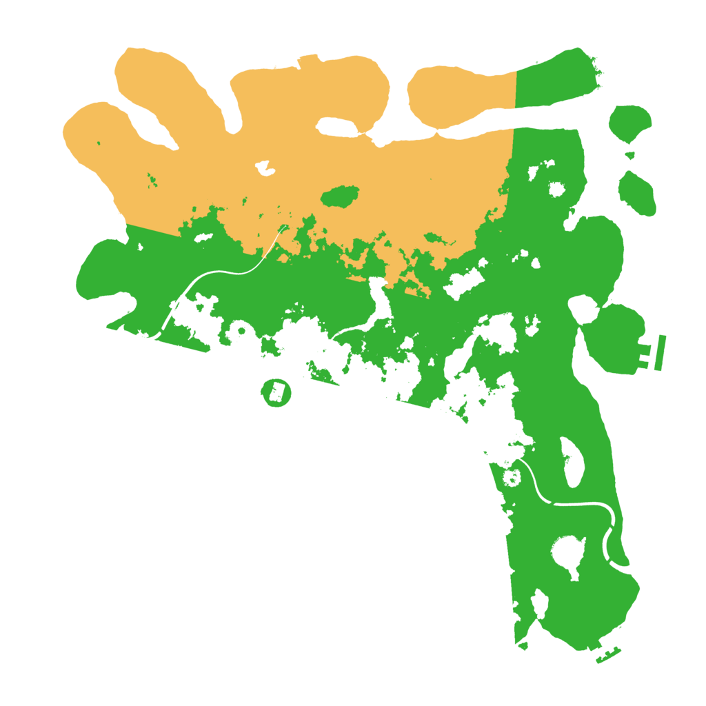 Biome Rust Map: Procedural Map, Size: 4000, Seed: 9502174