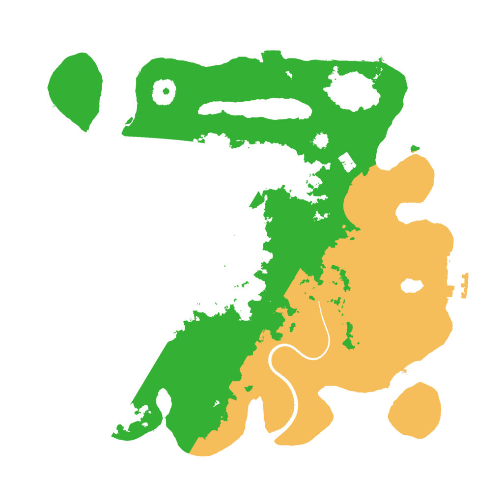 Biome Rust Map: Procedural Map, Size: 3000, Seed: 555812917