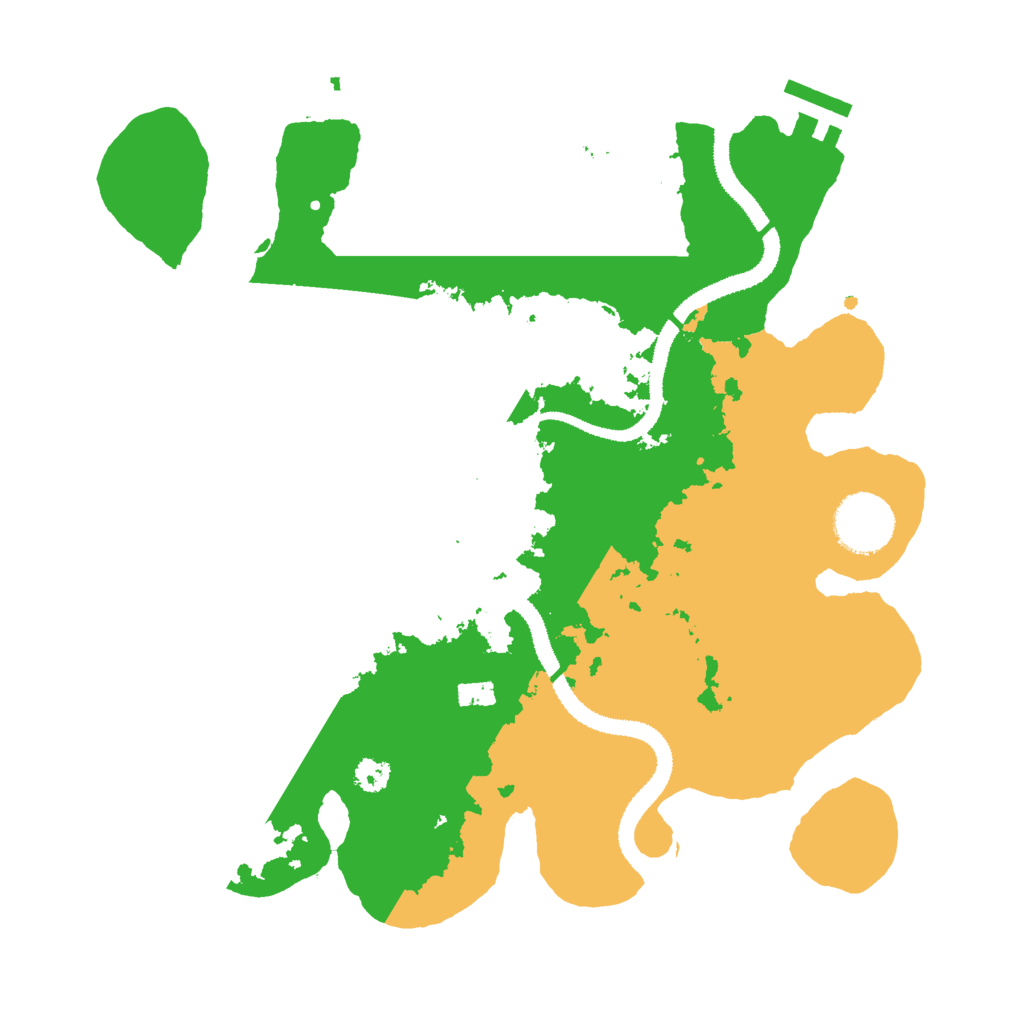 Biome Rust Map: Procedural Map, Size: 3000, Seed: 555812917