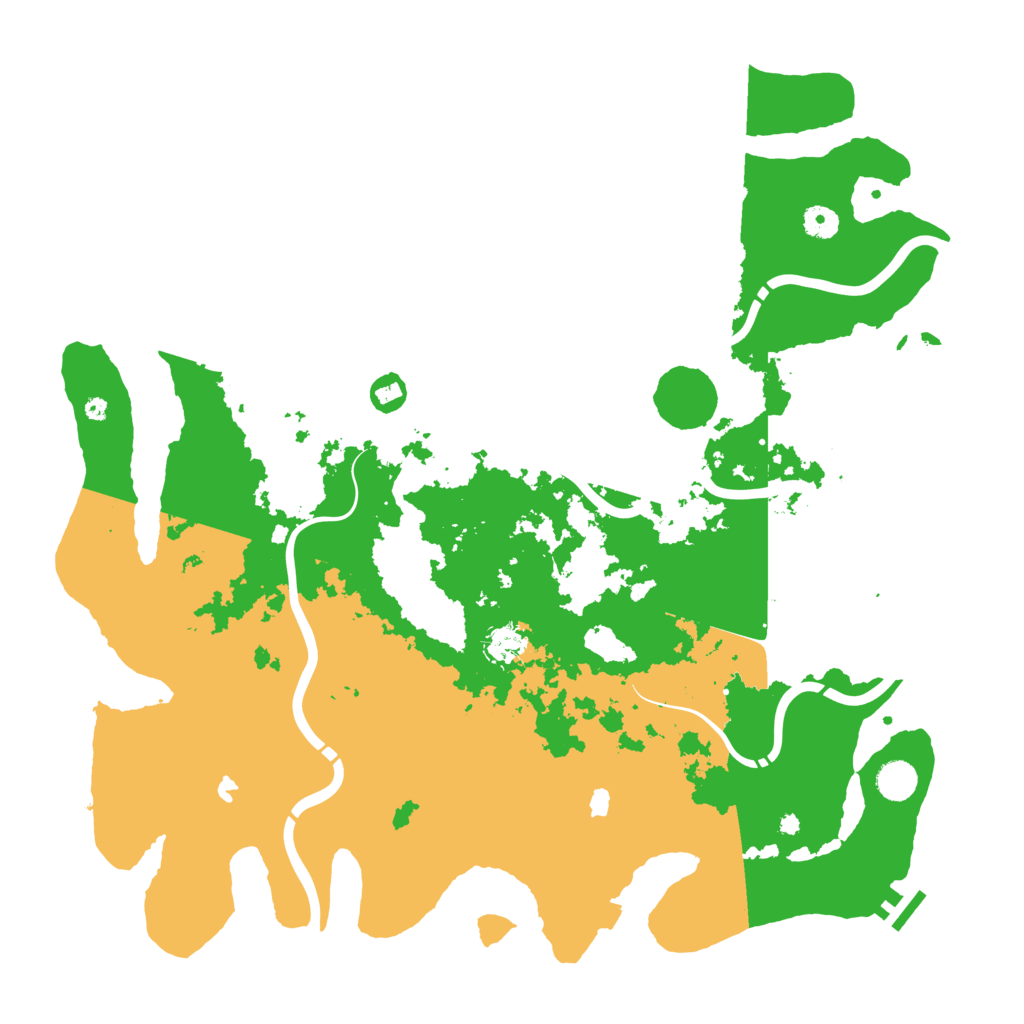 Biome Rust Map: Procedural Map, Size: 4500, Seed: 1101720902