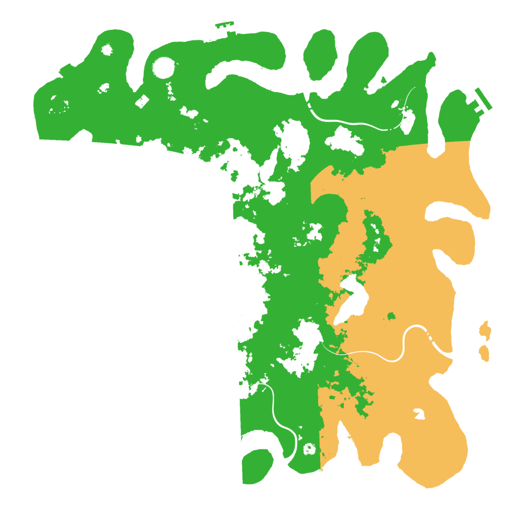 Biome Rust Map: Procedural Map, Size: 4250, Seed: 1991285181