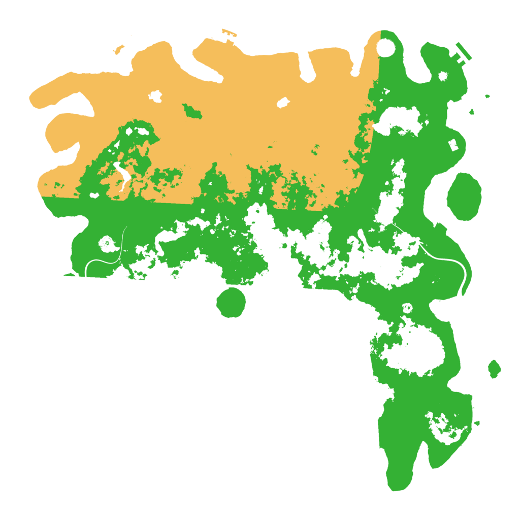 Biome Rust Map: Procedural Map, Size: 5000, Seed: 203392089