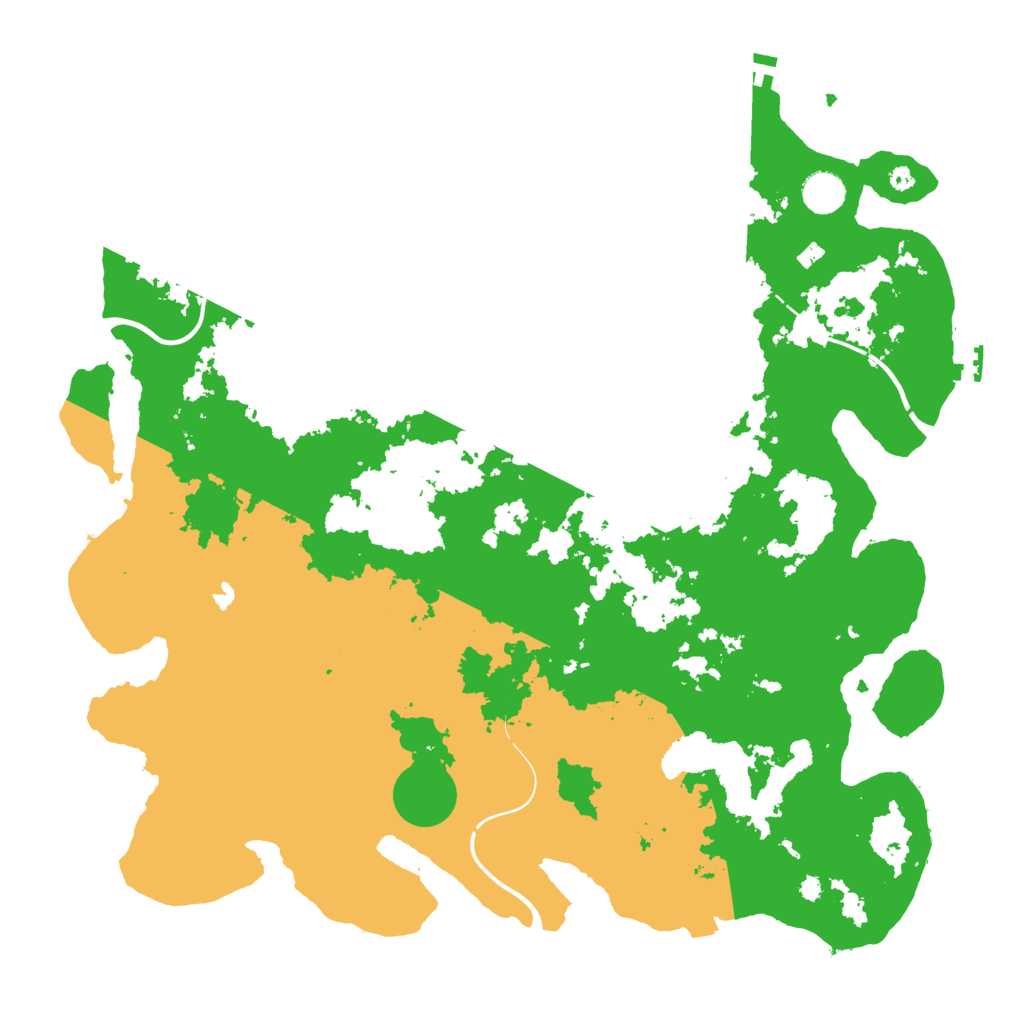 Biome Rust Map: Procedural Map, Size: 4250, Seed: 25031