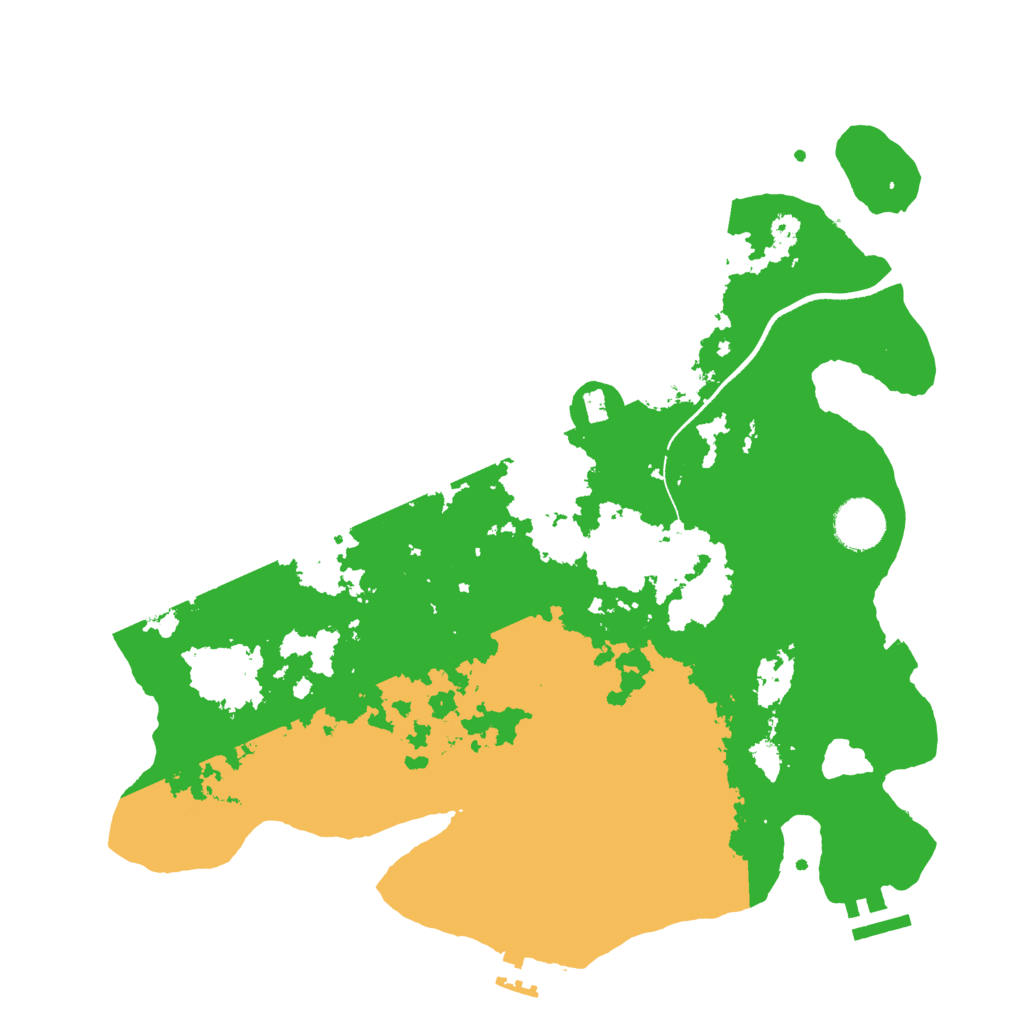 Biome Rust Map: Procedural Map, Size: 3500, Seed: 527243661