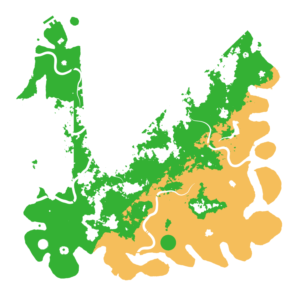 Biome Rust Map: Procedural Map, Size: 5000, Seed: 1649290101