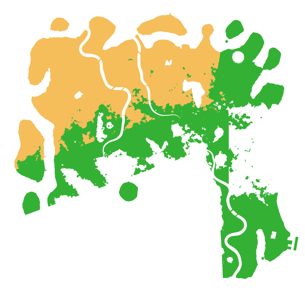Biome Rust Map: Procedural Map, Size: 4500, Seed: 1674732793