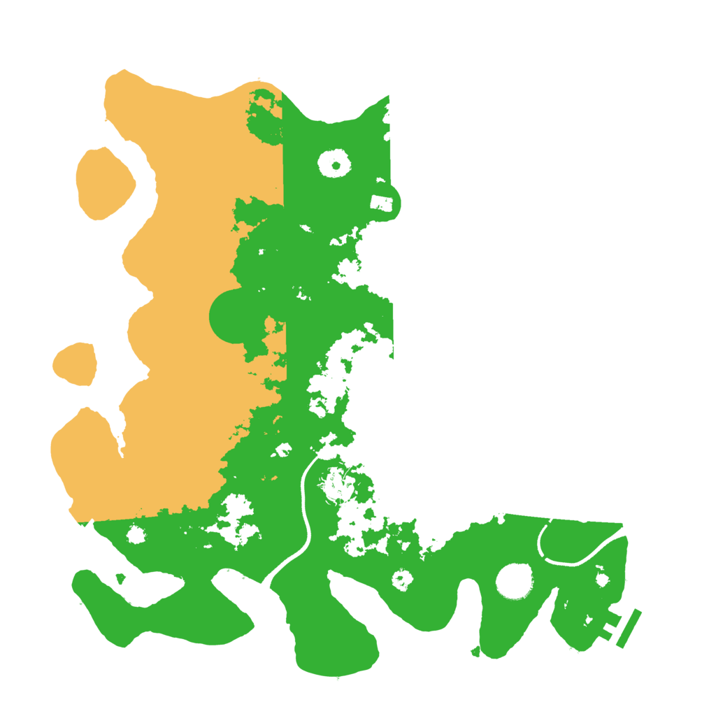 Biome Rust Map: Procedural Map, Size: 3500, Seed: 1609909352