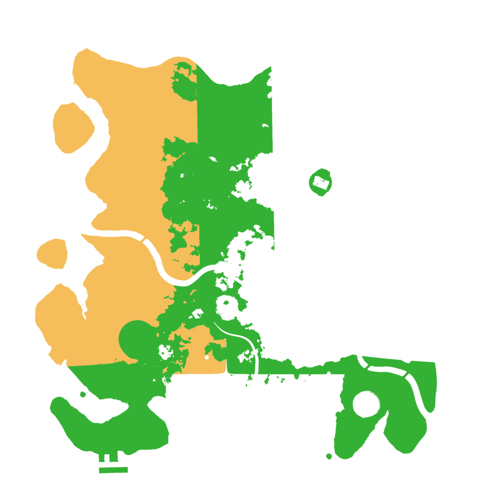 Biome Rust Map: Procedural Map, Size: 3500, Seed: 1609909352