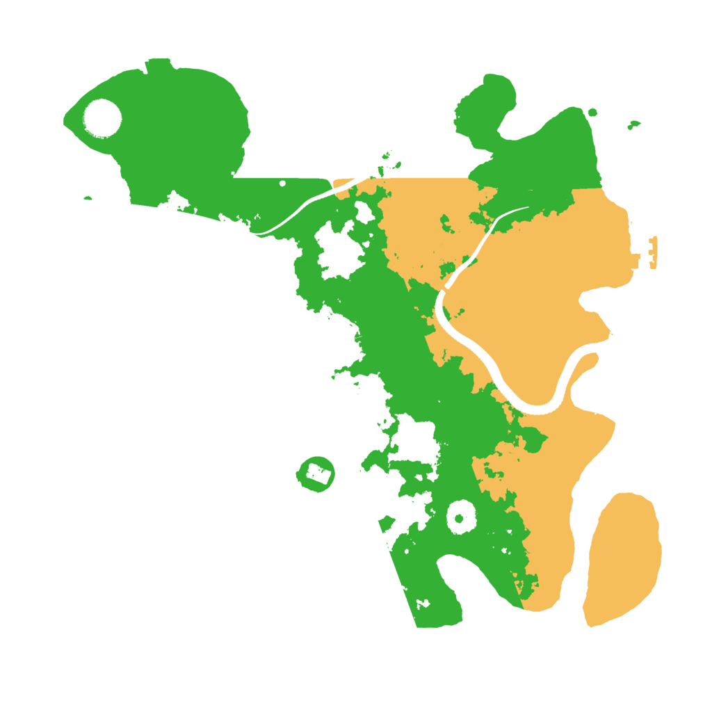 Biome Rust Map: Procedural Map, Size: 3300, Seed: 49986