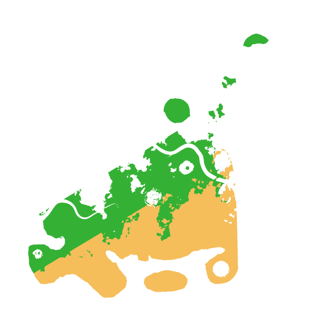 Biome Rust Map: Procedural Map, Size: 3500, Seed: 701233683