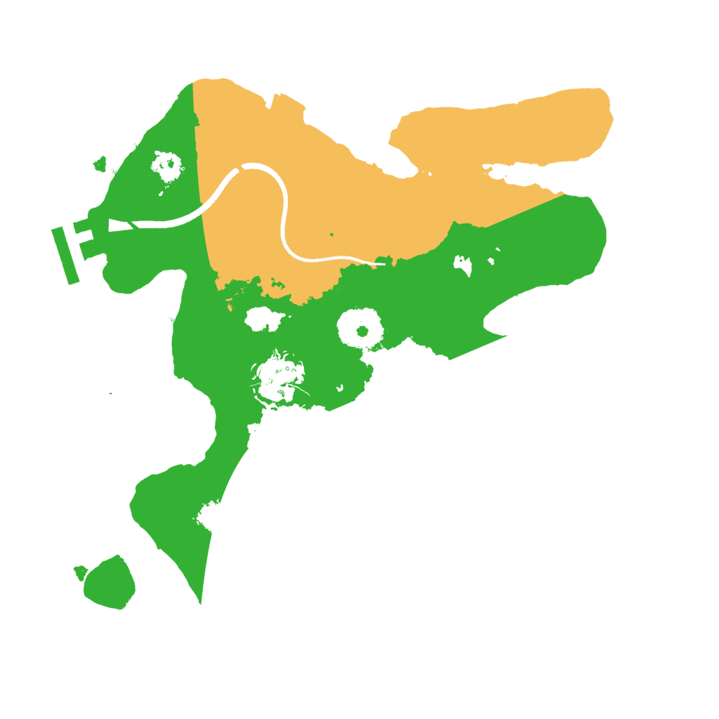 Biome Rust Map: Procedural Map, Size: 2500, Seed: 50241