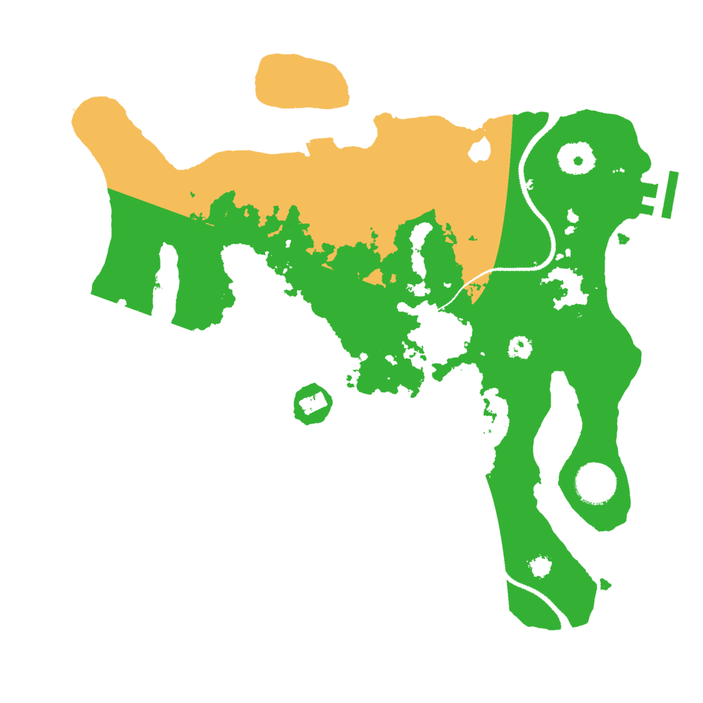 Biome Rust Map: Procedural Map, Size: 3000, Seed: 29108