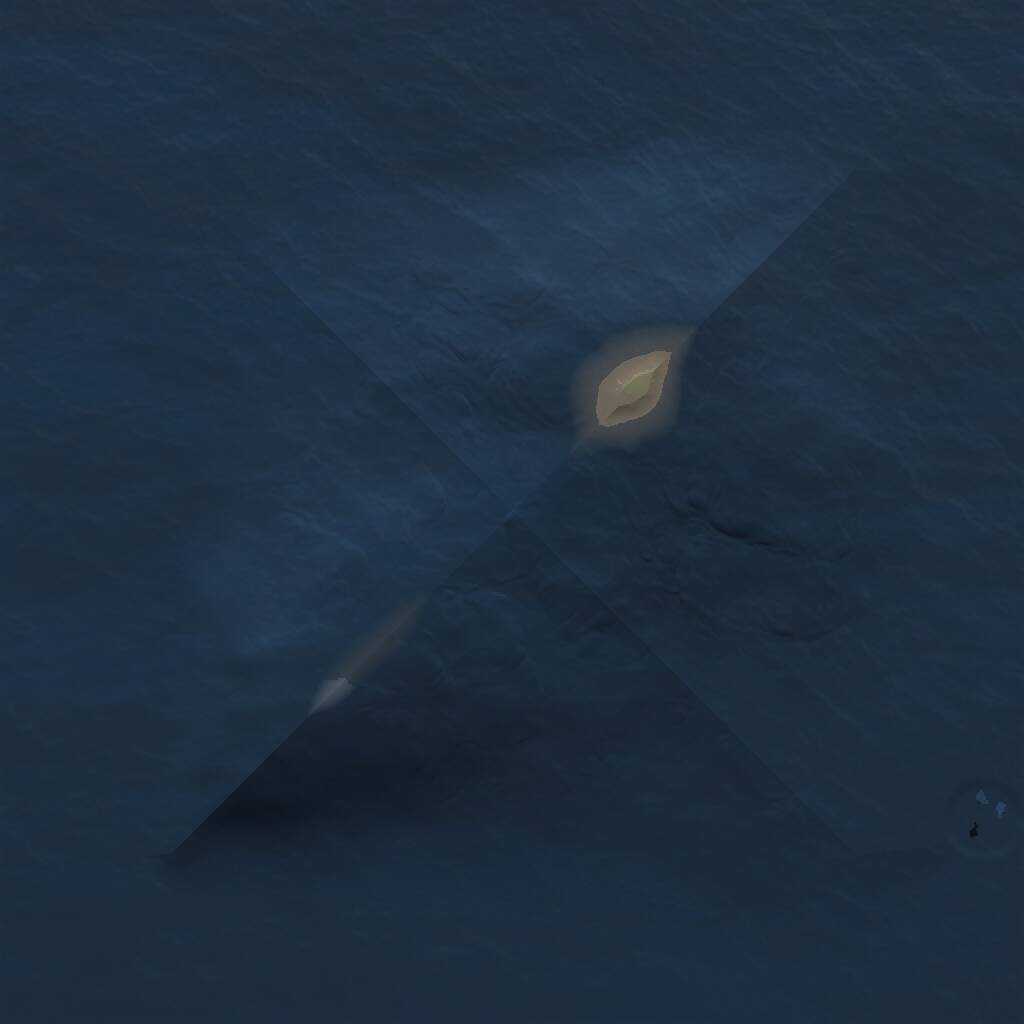 Rust Map: Procedural Map, Size: 1000, Seed: 424324, 1 Monuments