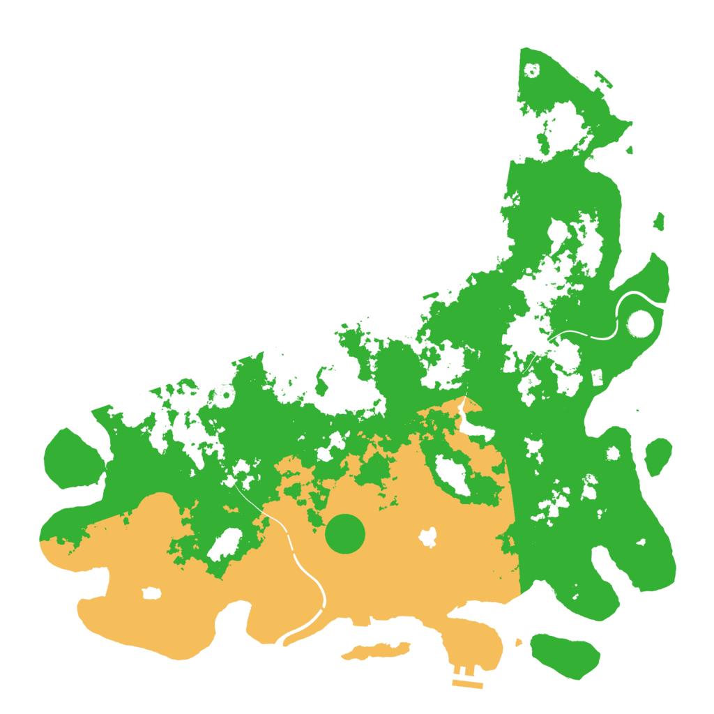 Biome Rust Map: Procedural Map, Size: 4700, Seed: 648252