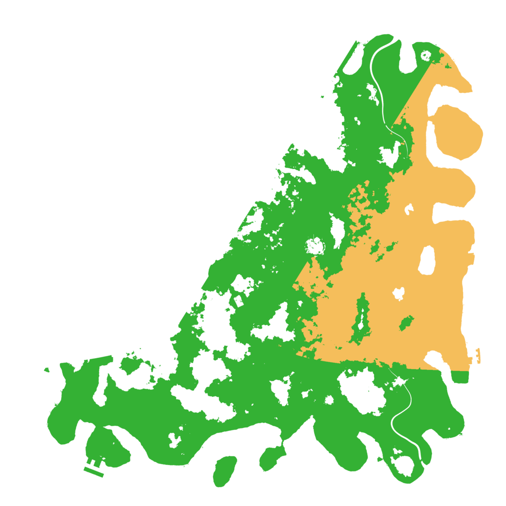 Biome Rust Map: Procedural Map, Size: 5000, Seed: 1038756406