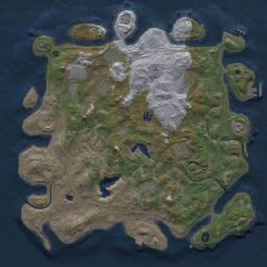 Thumbnail Rust Map: Procedural Map, Size: 4250, Seed: 795861883, 17 Monuments