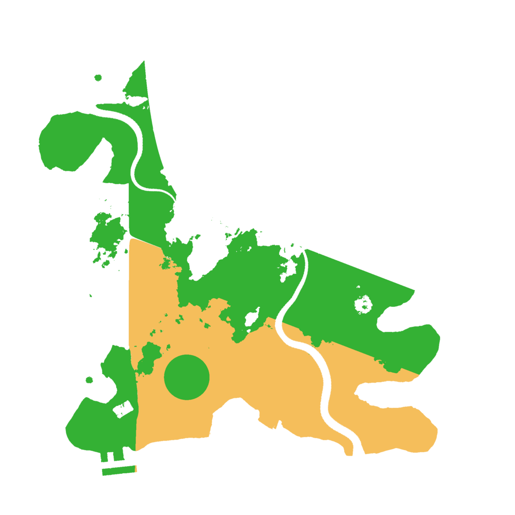 Biome Rust Map: Procedural Map, Size: 3000, Seed: 1054702960