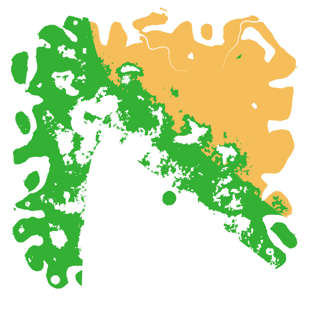 Biome Rust Map: Procedural Map, Size: 6000, Seed: 1247893