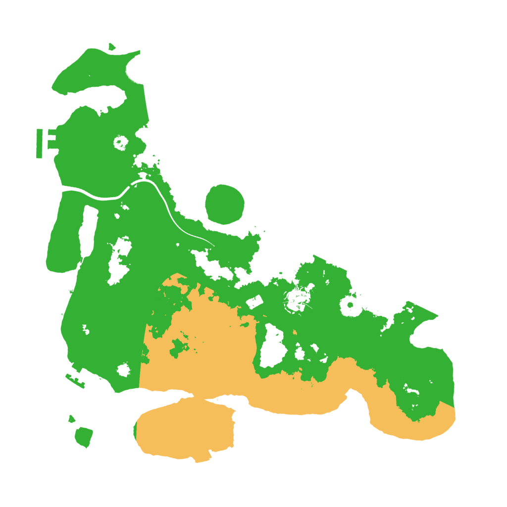 Biome Rust Map: Procedural Map, Size: 3500, Seed: 238895890