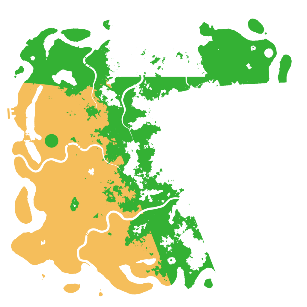 Biome Rust Map: Procedural Map, Size: 6000, Seed: 123654789