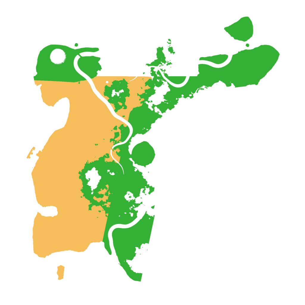 Biome Rust Map: Procedural Map, Size: 3500, Seed: 4467366