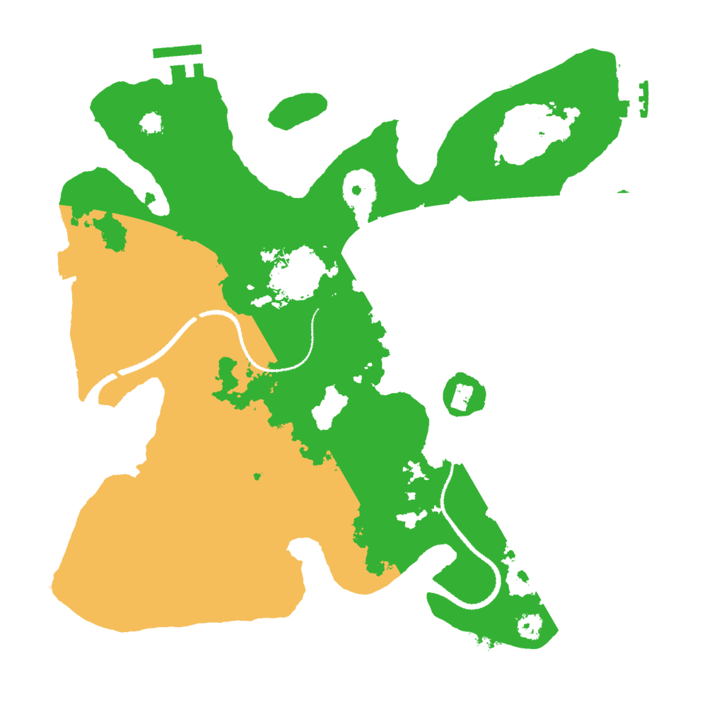 Biome Rust Map: Procedural Map, Size: 3000, Seed: 1218610123