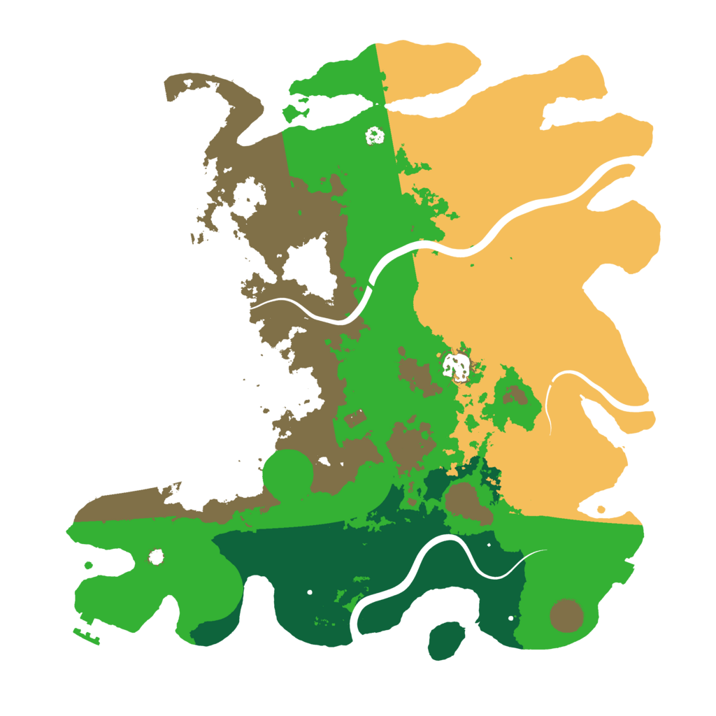 Biome Rust Map: Procedural Map, Size: 3750, Seed: 7500